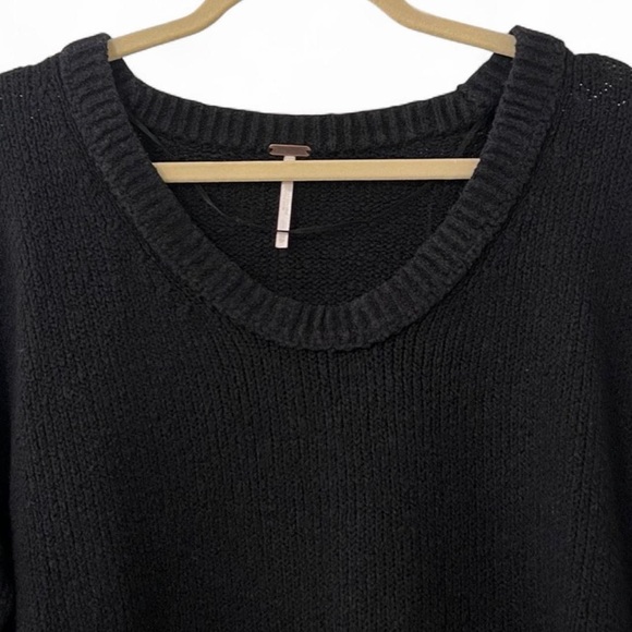 Free People Brookside Tunic Sweater Black XS - Picture 8 of 14